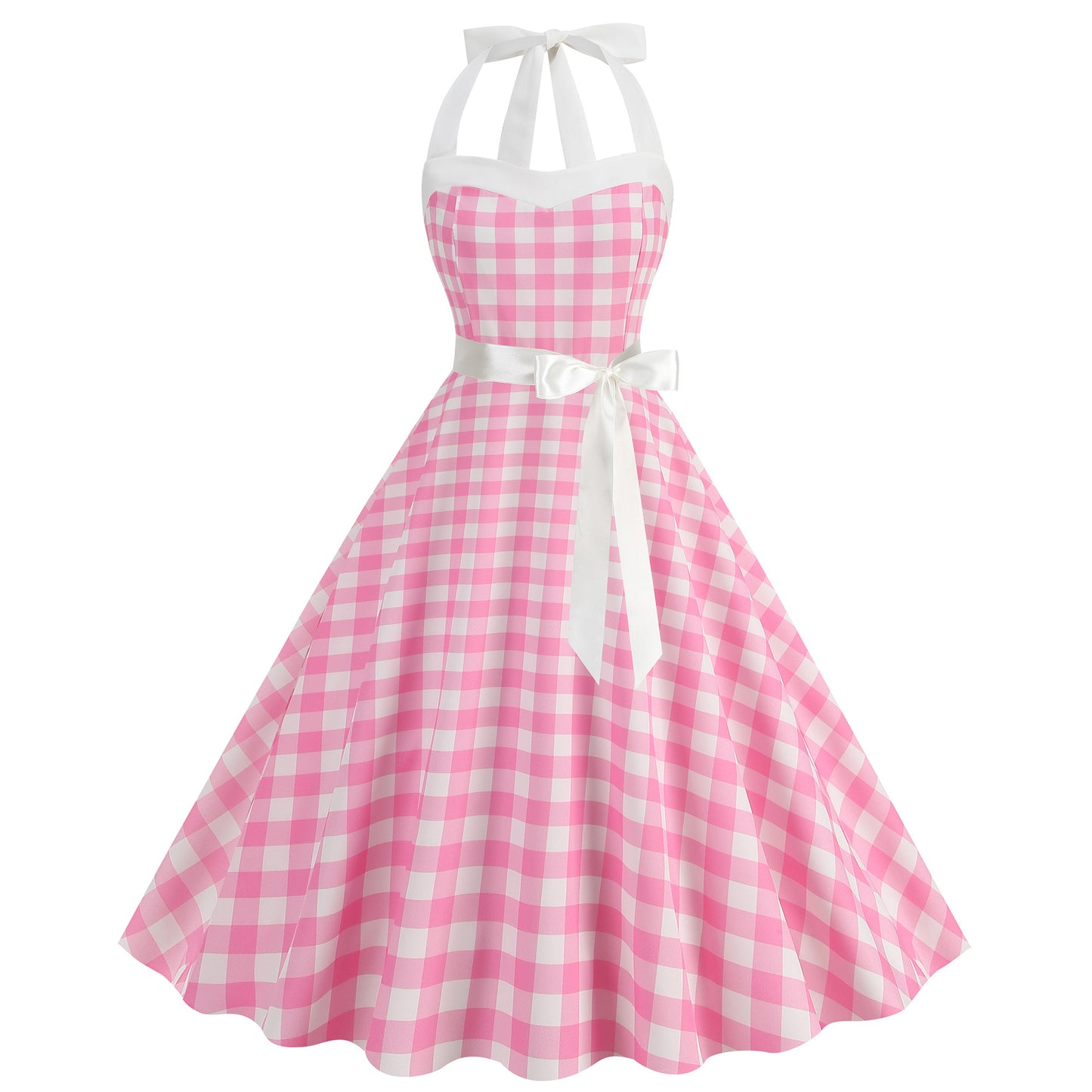 Retro Hepburn Style Polka Dot Print Dresses