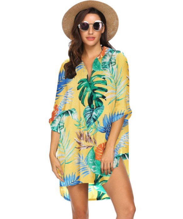 Maillot de bain pour femme, Cover-Up pour la plage, Bikini, vêtements de soleil