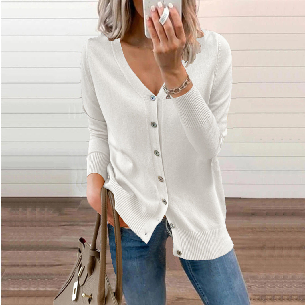 Trendy Classy Women's Stylish Comfortable Button Sweaters