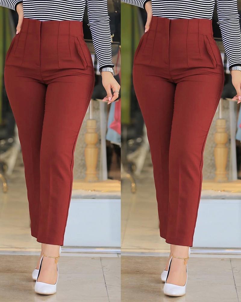 Pantalons de mode de loisirs populaires glamour gracieux pour femmes