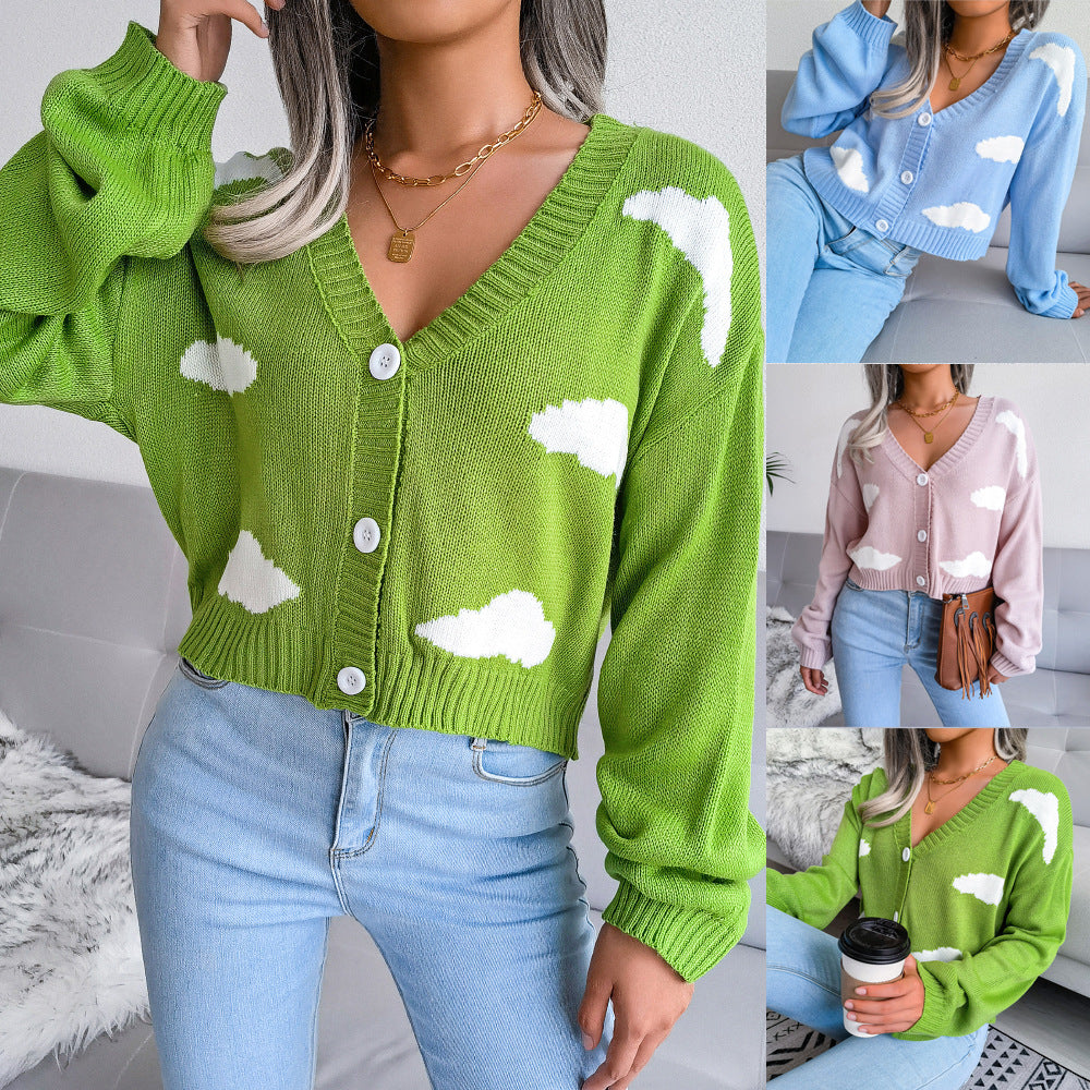 Comfortable Trendy Women's Glamorous White Knitted Sweaters