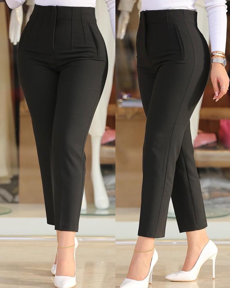 Pantalons de mode de loisirs populaires glamour gracieux pour femmes