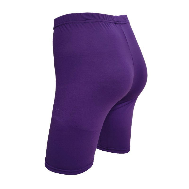 Einfarbige große Boxershorts für Damen