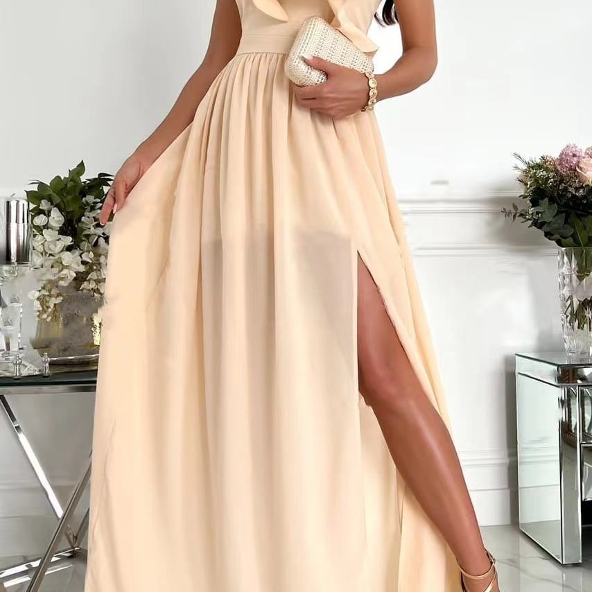 Women's Stylish Attractive Solid Color Dress Dresses