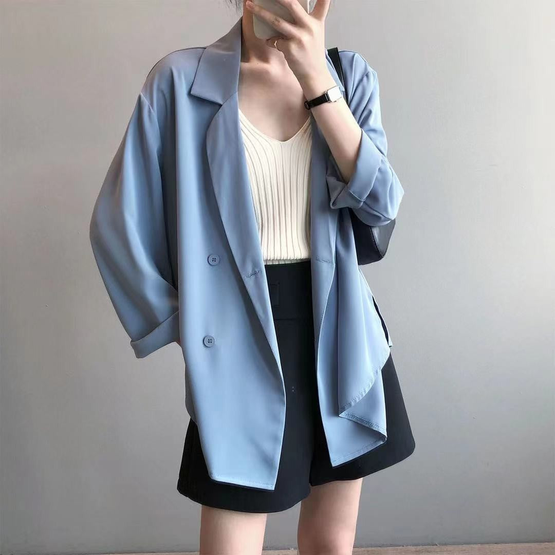 Durable Comfortable Women's Thin Loose Small Blazers