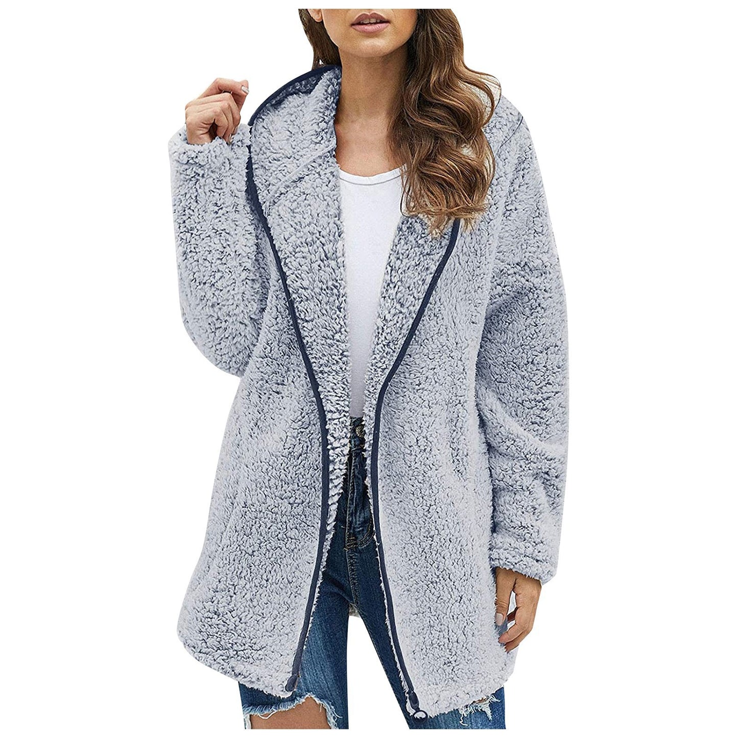 Casual Solid Color Lapel Long Sleeve Sweaters