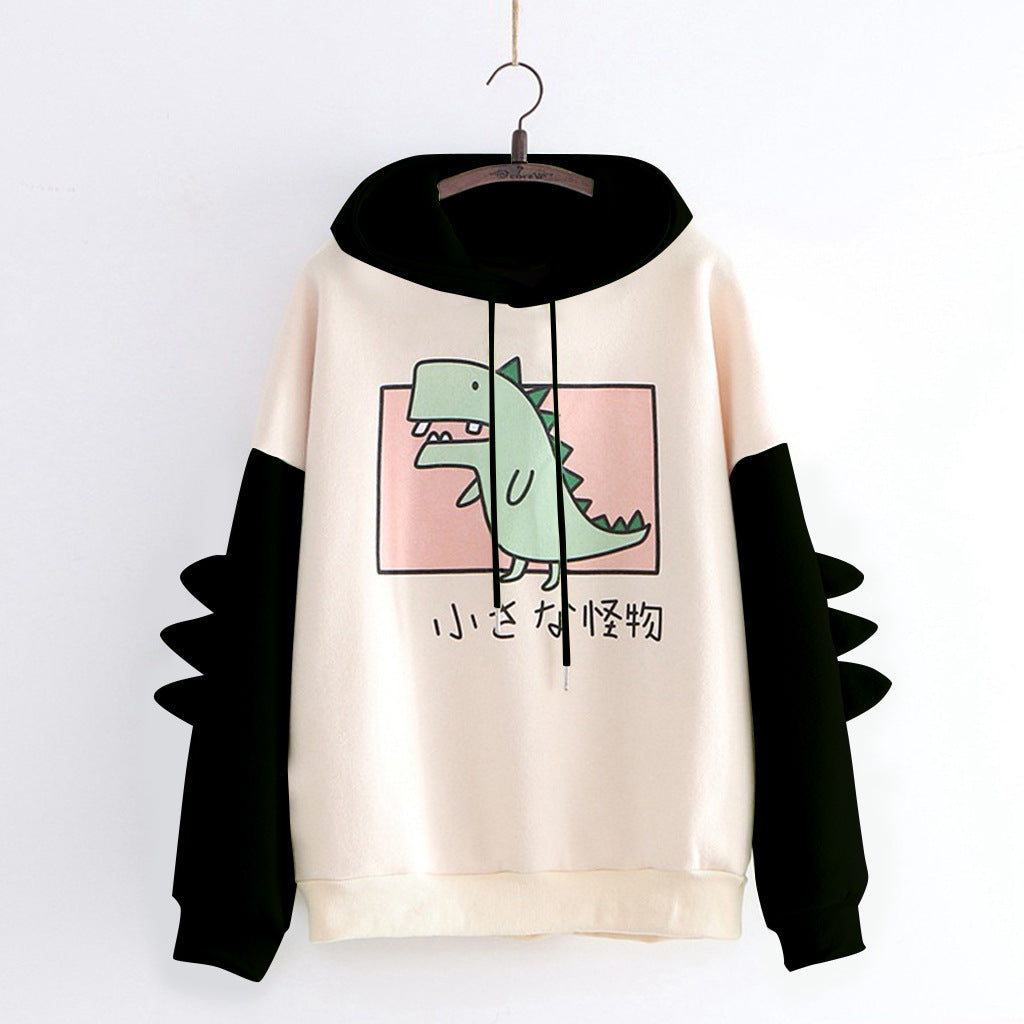 Durable Women's Printed Dinosaur Color Winter Sweaters