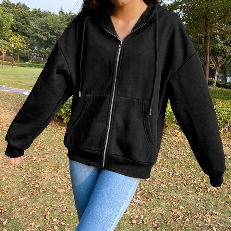 Women's Lined Fashion Long Sleeve Sports Loose Sweaters