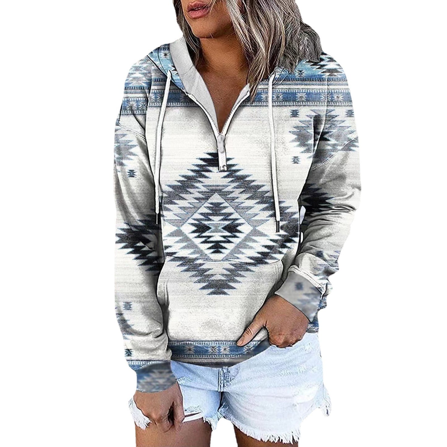 Attractive Graceful Women's Glamorous Ethnic Hoodie Sweaters