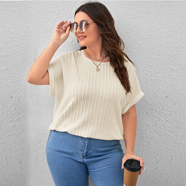 Women's Wear Summer Solid Color Sleeve Blouses