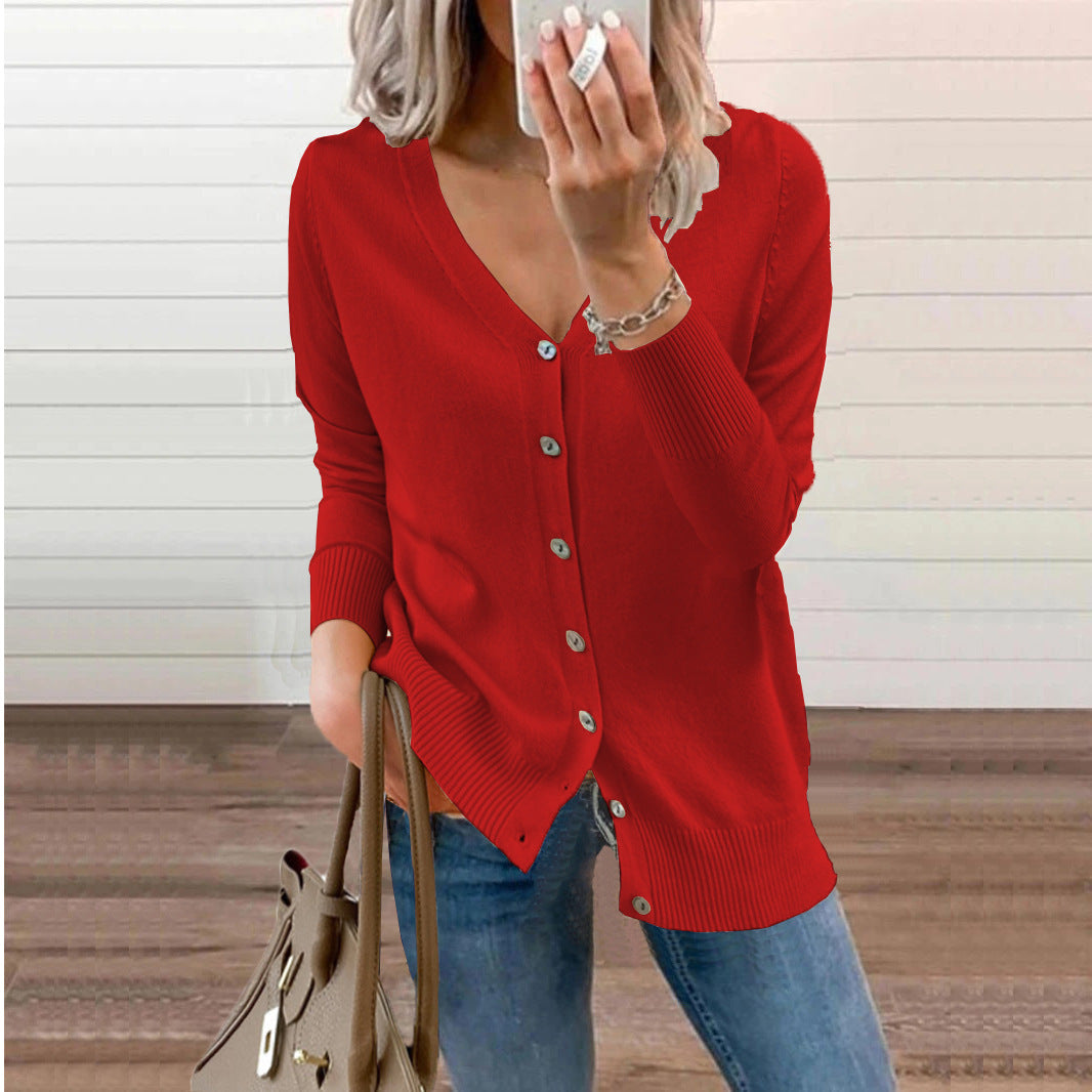 Trendy Classy Women's Stylish Comfortable Button Sweaters