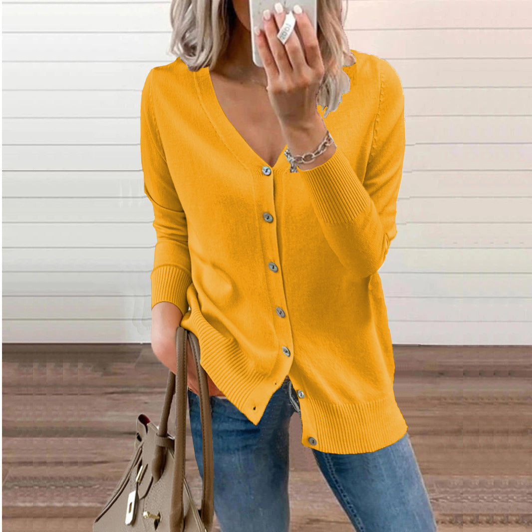 Trendy Classy Women's Stylish Comfortable Button Sweaters