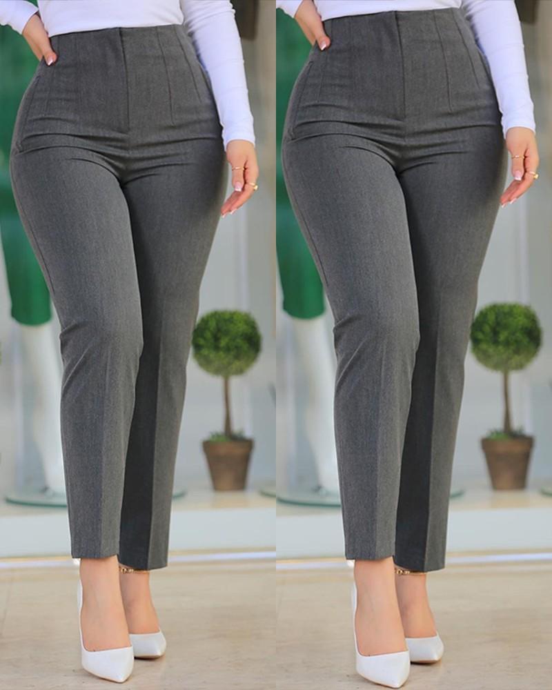 Pantalons de mode de loisirs populaires glamour gracieux pour femmes