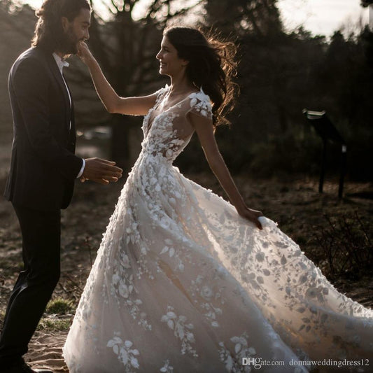 Robe une pièce classique et élégante pour femmes, robes de mariée