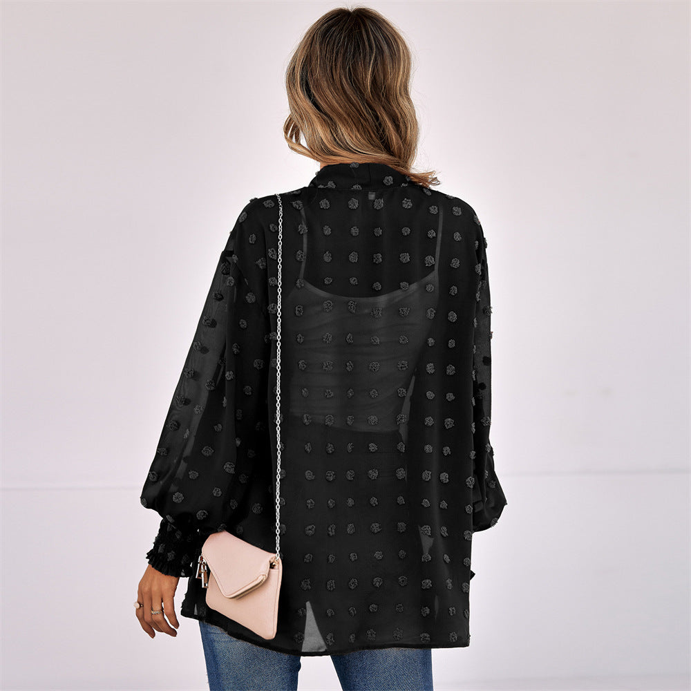 Fashion Versatile Casual Beach Shawl Chiffon Blouses