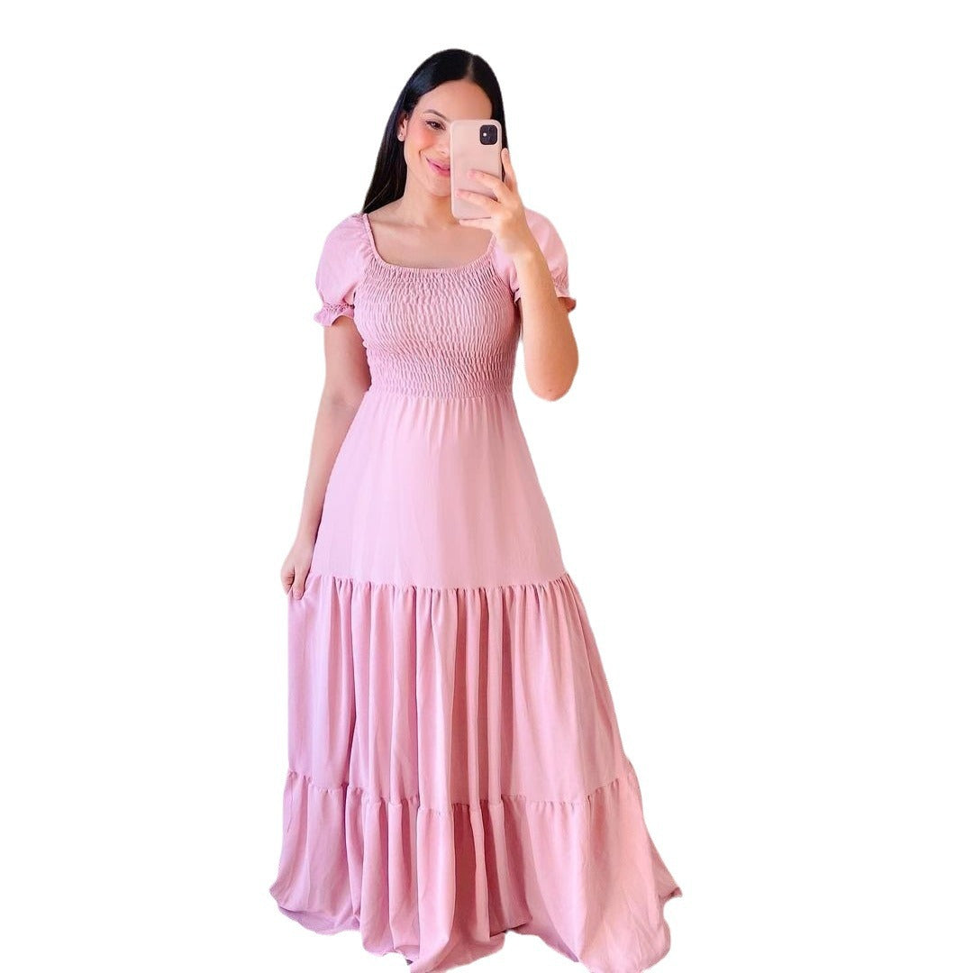 Robe longue à fleurs pour femmes, robes de fée de couleur