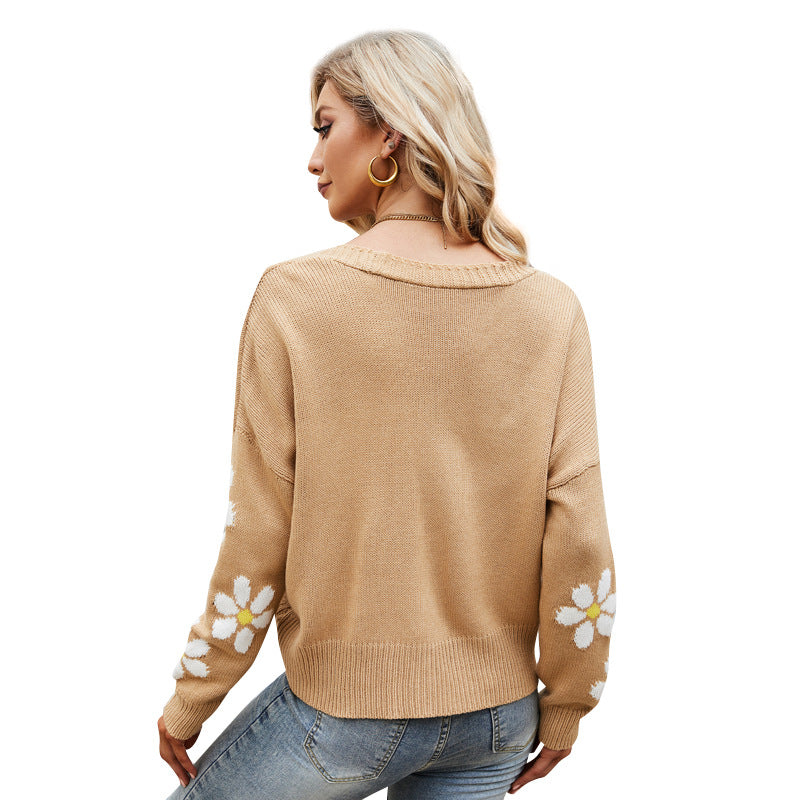 Lässige, bequeme, trendige, lockere Strickpullover für Damen