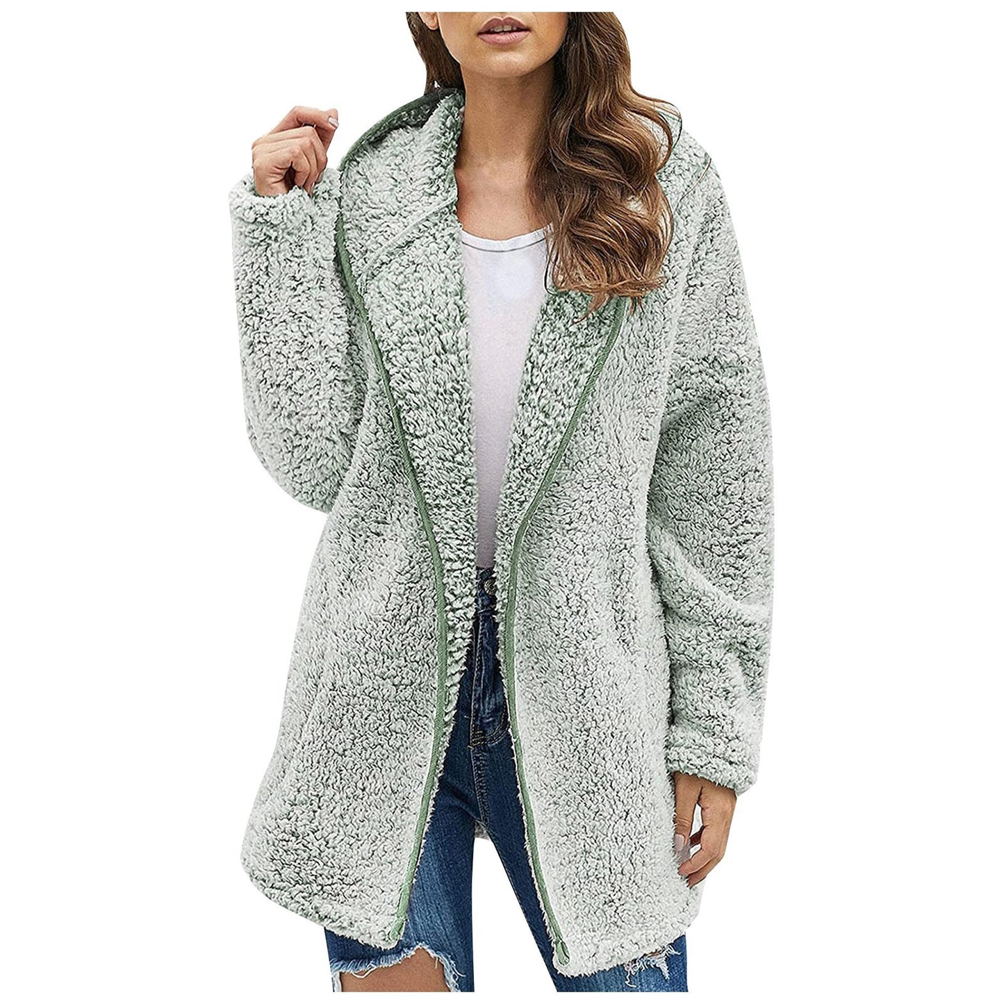 Casual Solid Color Lapel Long Sleeve Sweaters