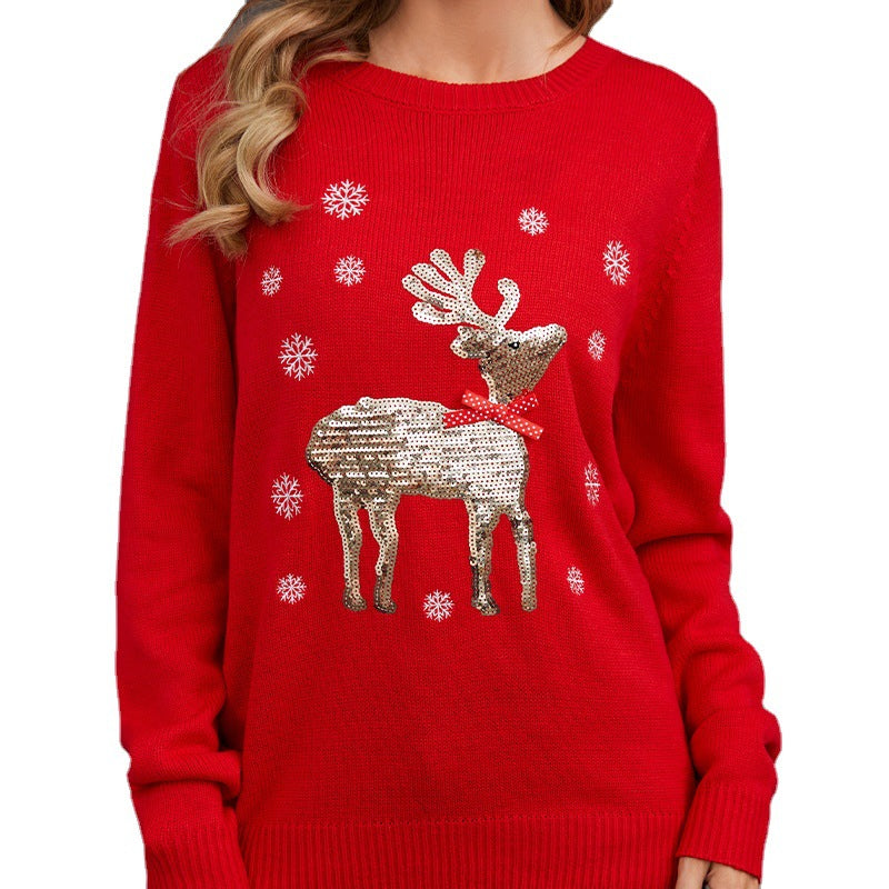 Charming Women's Christmas Winter Pullover Fashion Knitwear