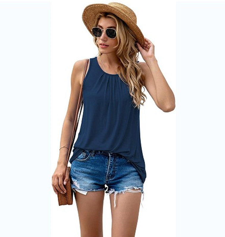 Trendy Casual Women's Cool Button Ladies Tops