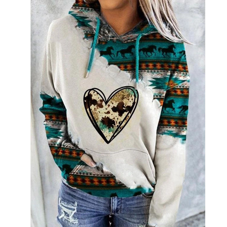 Women's Fashion Casual Ethnic Print For Sweaters