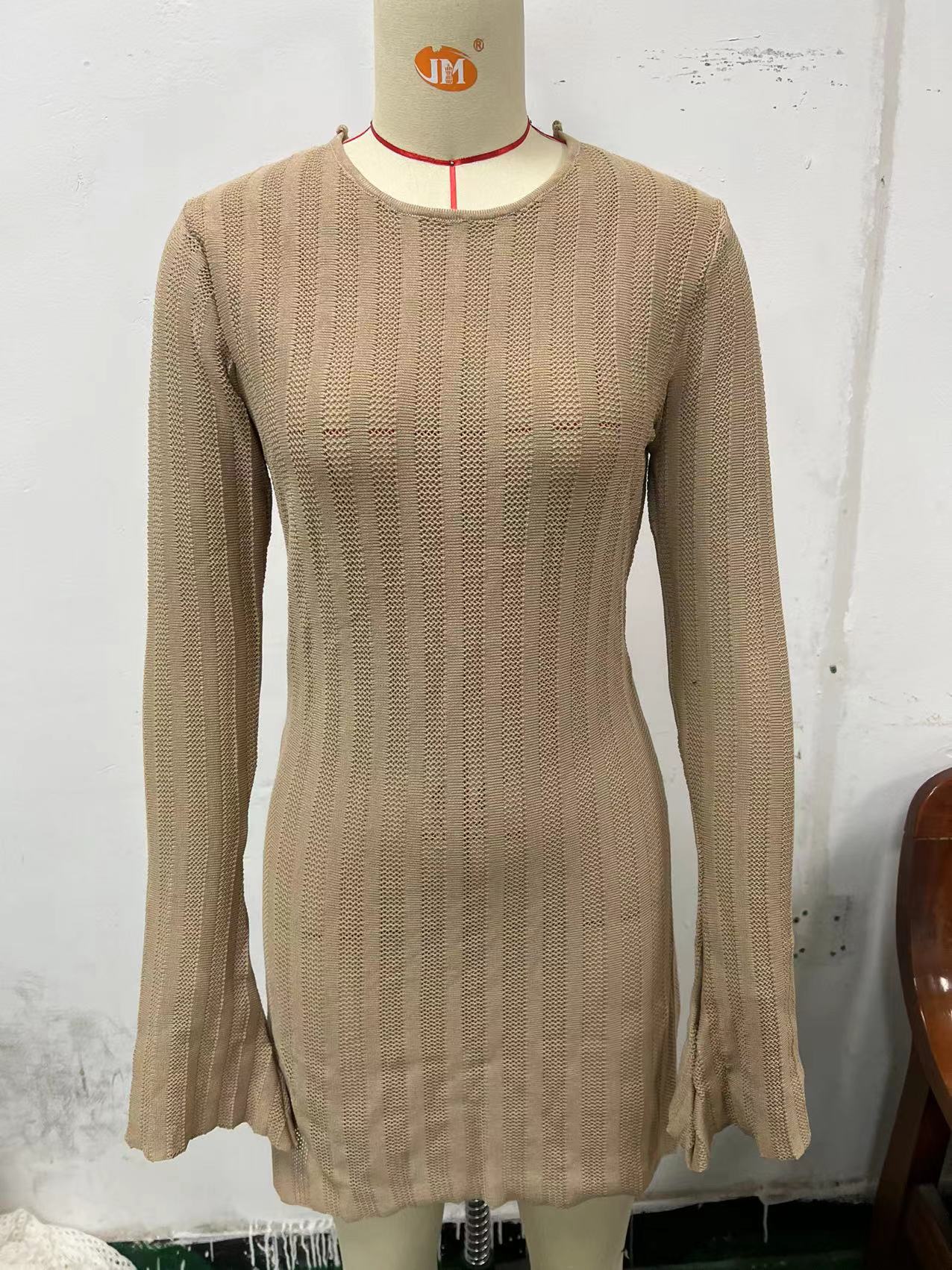 Women's Versatile Sexy Long Sleeve Dress Sweaters