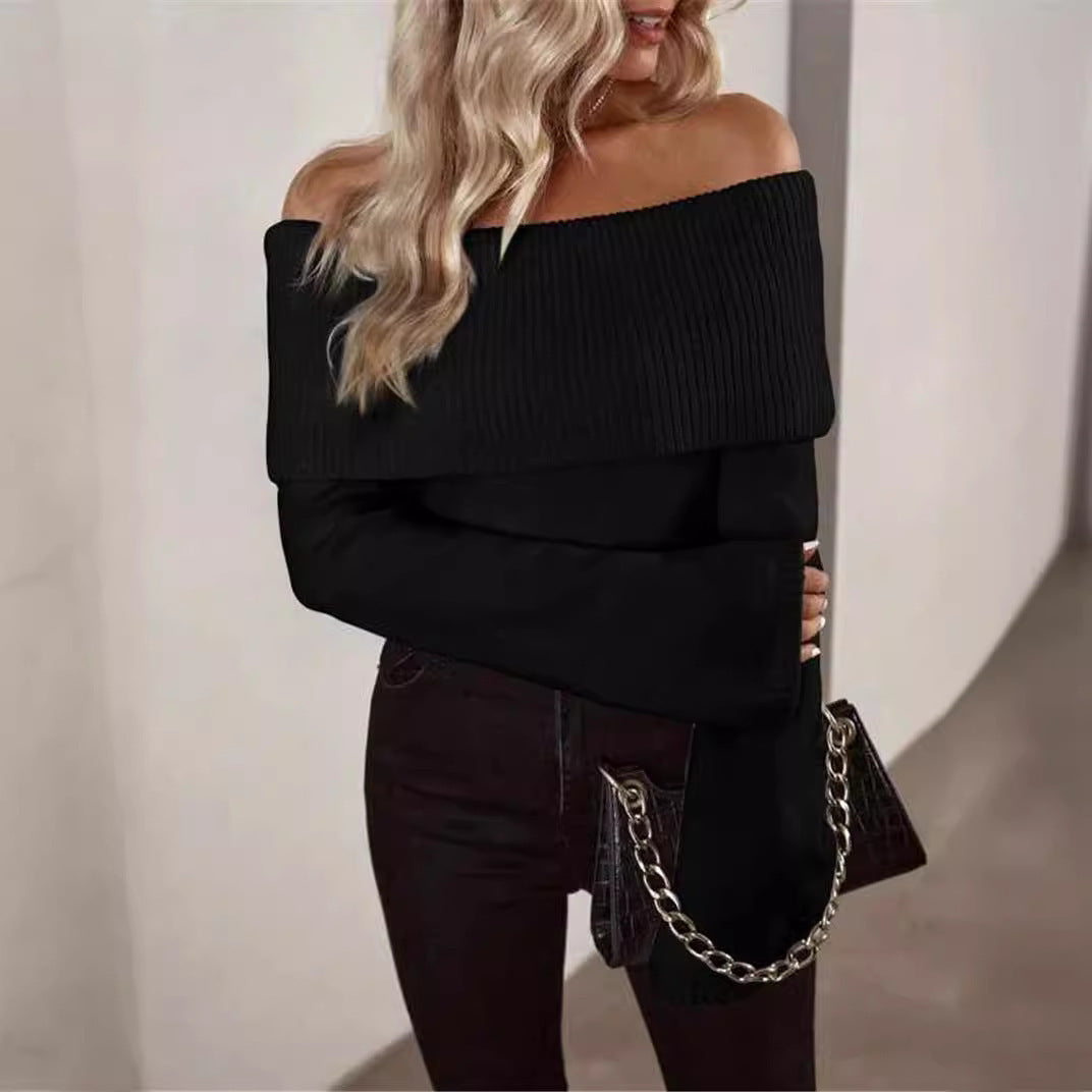 Women's Slim Fit Fashion Sexy Knitted Long Sweaters