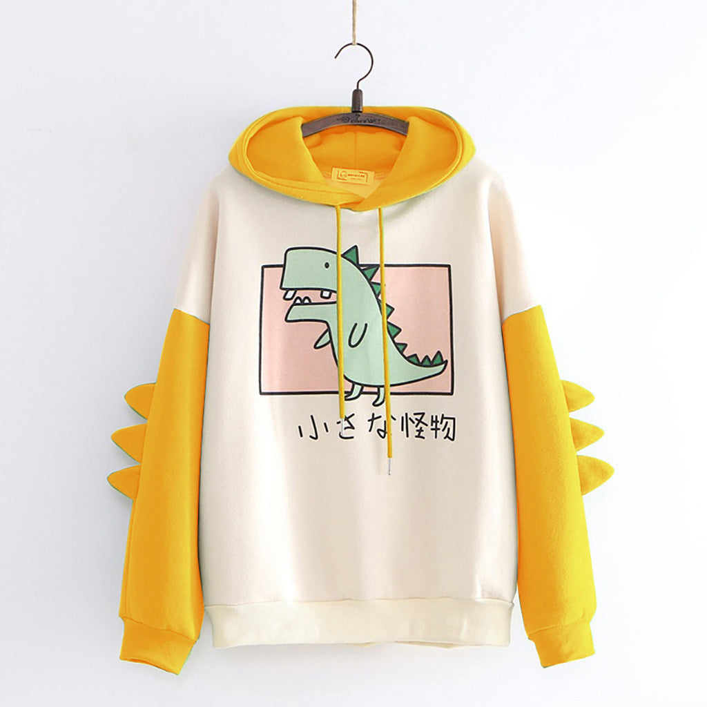 Durable Women's Printed Dinosaur Color Winter Sweaters